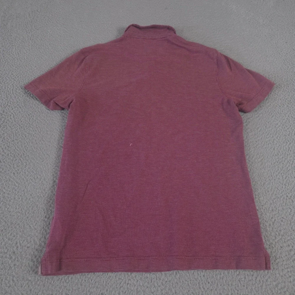 LOT OF 2 Banana Republic Polo Shirt Mens Medium Multi Luxury Touch Cotton Bundle